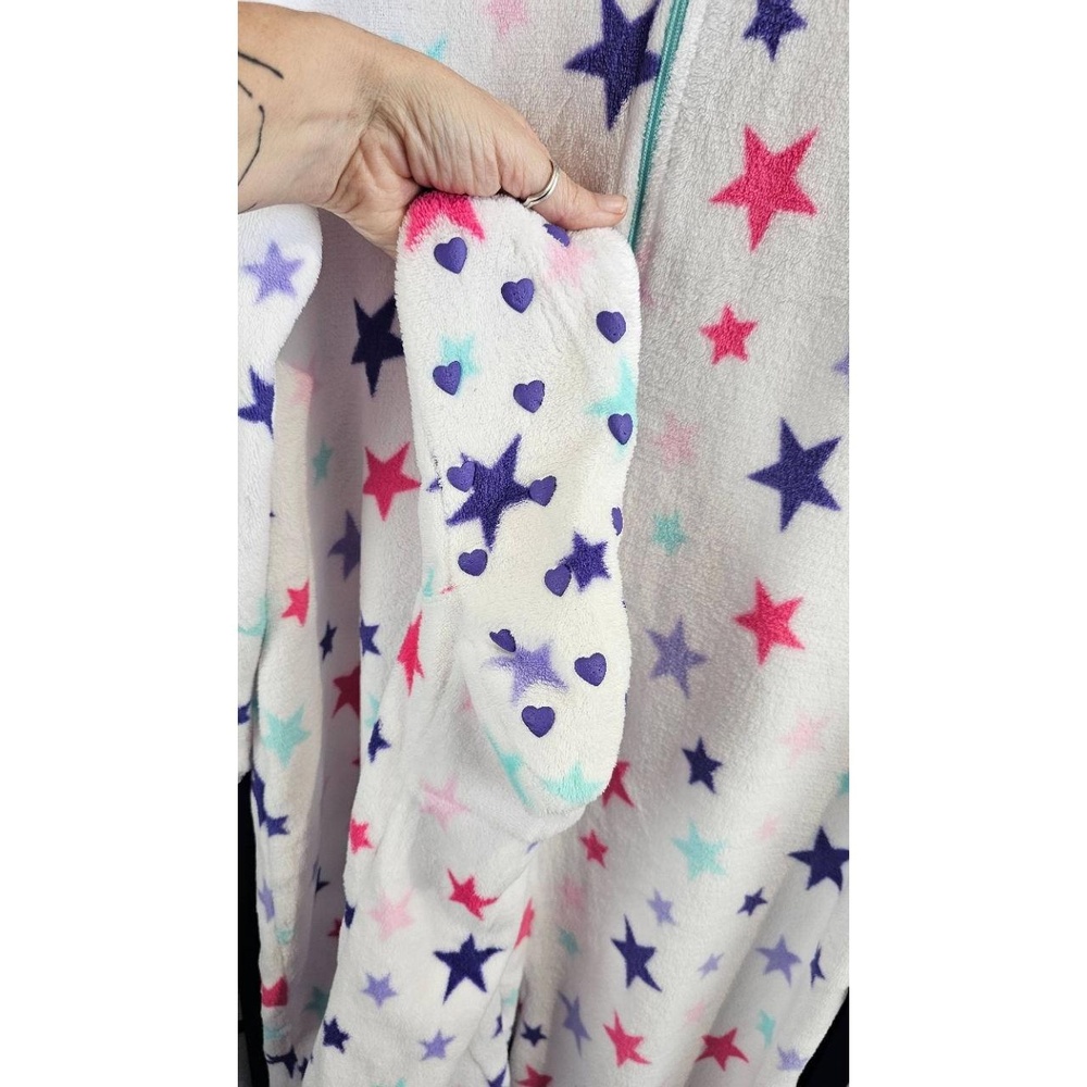 NWOT JENNI Bright Stars Zipup Onesie Womens Large - Picture 5 of 9